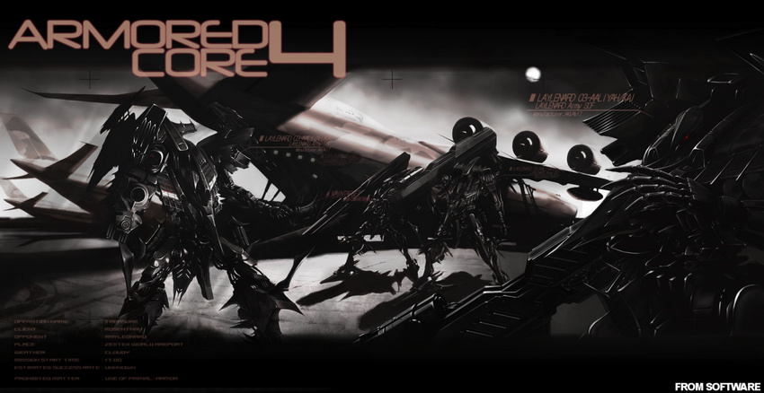 abstract airplane airplanes armored_core armored_core_4 fanart from_software image_manipulation mecha photoshop