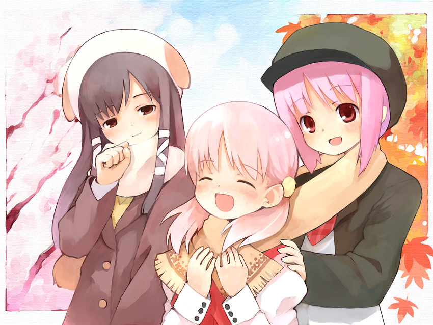 akino_momiji cuffs kiriyama_sakura kito sakura_musubi sera_karen wallpaper