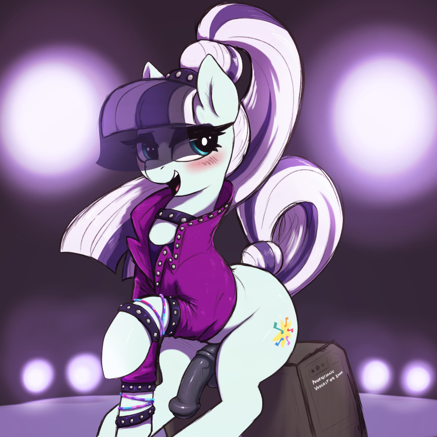 absurd_res animal_genitalia animal_penis blush clothed clothed_feral clothing coloratura_(mlp) crossgender equid equine equine_penis feral friendship_is_magic ftg_crossgender fti_crossgender genitals gynomorph hasbro hi_res intersex mammal my_little_pony penis sitting solo t72b