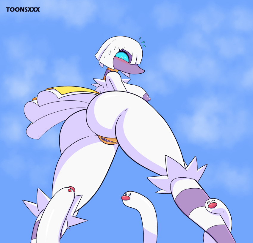 &lt;3 &lt;3_eyes anthro areola avian big_areola big_breasts big_butt big_nipples bird blush blushing_at_viewer breasts butt butt_focus clitoris erect_nipples espathra female generation_9_pokemon genitals group hi_res huge_areola huge_breasts huge_butt huge_nipples huge_thighs imminent_sex interspecies leg_grab looking_down male male/female nervous nintendo nipples ostrich pokemon pokemon_(species) pokephilia pussy pussy_focus ratite sky spread_legs spreading thick_thighs toonsxxx video_games wiglett