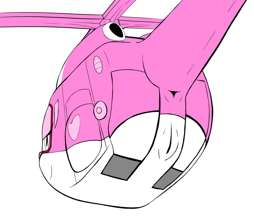 absurd_res aircraft anus butt dizzy_(super_wings) female genitals half-closed_eyes helicopter hi_res justwhite living_machine looking_at_viewer machine narrowed_eyes pussy rear_view smile smirk solo