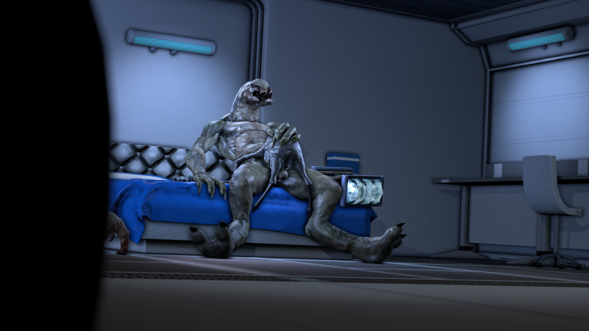 16:9 2_toes 3d_(artwork) 4_fingers abs alien alien_humanoid amber_eyes ambiguous_gender anthro arm_support athletic athletic_humanoid athletic_male balls bed bedroom bestiality biped blowjob_beast bungie chair claws crotchhugger digital_media_(artwork) duo fast_headcrab feet fellatio feral finger_claws fingers furniture genitals glistening glistening_balls glistening_body glistening_genitalia glistening_skin grey_body grey_skin group half-life halo_(series) hammer headcrab hi_res humanoid humanoid_on_feral humping inside looking_down looking_pleasured male male/ambiguous margevonn melee_weapon microsoft muscular muscular_humanoid muscular_male nipples not_furry nude on_bed oral oral_penetration pecs penetration penile penile_penetration penis_nursing quadruped reclining sangheili sex sharp_claws size_difference source_filmmaker table tan_body tan_skin teeth toe_claws toes tools unusual_anatomy valve video_games weapon widescreen xbox_game_studios xenophilia