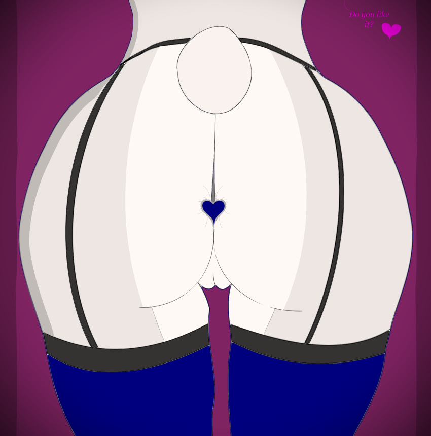 &lt;3 anal anal_penetration andromorph anus blue_clothing buttplug buttplug_in_ass buttplug_insertion clothing curvaceous curvy_body curvy_female curvy_figure disney english_text female garter_straps genitals hi_res intersex judy_hopps lagomorph legwear leporid mammal object_in_ass penetration plug_(sex_toy) plug_insertion pussy rabbit scut_tail sex_toy sex_toy_in_ass sex_toy_insertion short_tail solo stockings tail text the_good_guy_two voluptuous wide_hips zootopia