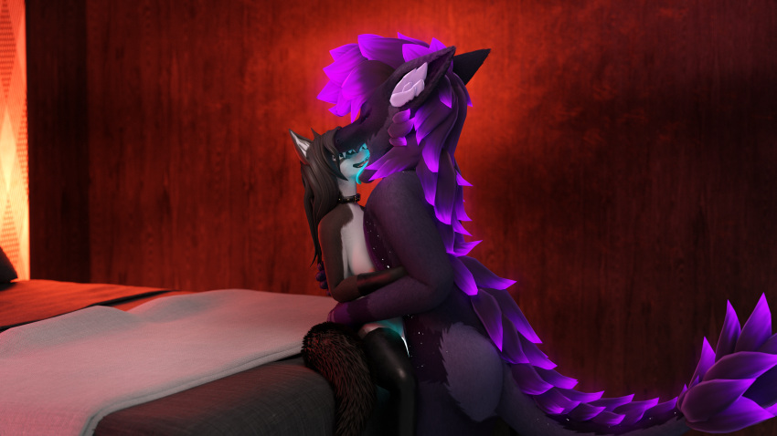 3d_(artwork) absurd_res anthro bed bedroom canid canine canis digital_media_(artwork) duo female furniture glowing hi_res huge_filesize invalid_tag kobold male mammal open_mouth penetration razz_(shinyumbra) shinyumbra tagme vaginal vaginal_penetration vore wolf