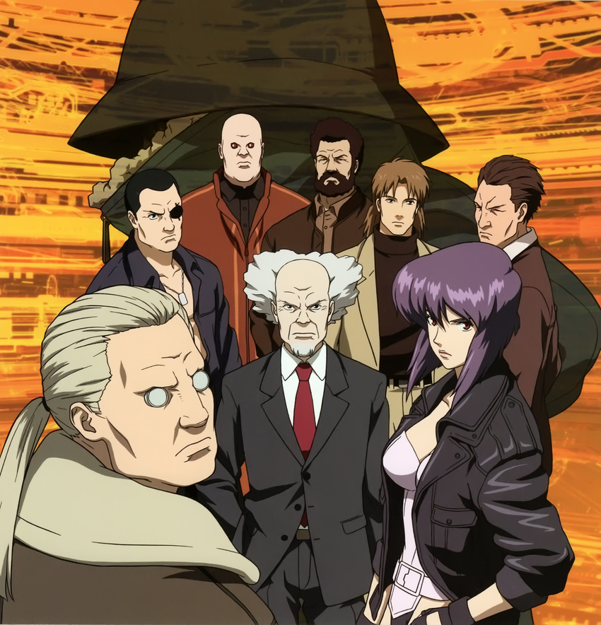 aramaki_daisuke batou boma ghost_in_the_shell ishikawa kusanagi_motoko pazu saito togusa