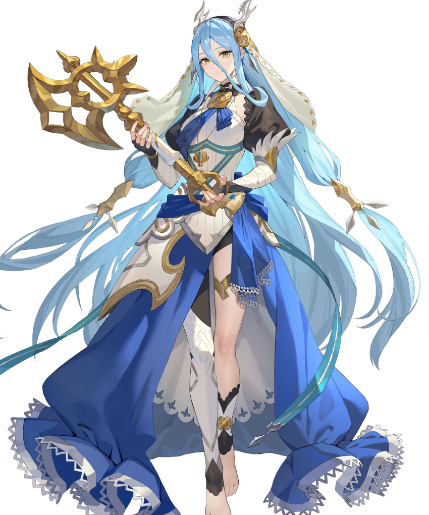 1girl azura_(fire_emblem) azura_(song's_reflection)_(fire_emblem) corrin_(female)_(fire_emblem) corrin_(female)_(fire_emblem)_(cosplay) corrin_(fire_emblem) cosplay fire_emblem fire_emblem_fates fire_emblem_heroes highres non-web_source official_alternate_costume official_art solo