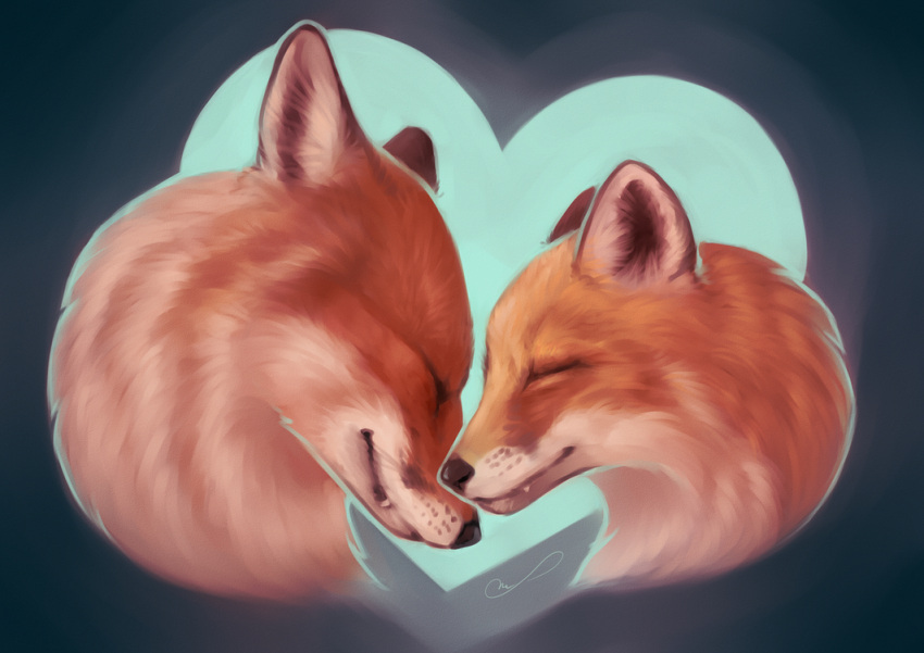 2018 black_nose blue_heart bust_portrait canid canine colored daughter_(lore) digital_media_(artwork) digital_painting_(artwork) duo eyes_closed family fangs female feral fluffy fox fur heart_symbol holidays inner_ear_fluff love mammal martith mother's_day mother_(lore) mother_and_child_(lore) mother_and_daughter_(lore) orange_body orange_fur parent_(lore) parent_and_child_(lore) parent_and_daughter_(lore) portrait red_fox signature smile smiling_at_each_other teeth true_fox tuft whisker_spots whiskers white_body white_fur white_inner_ear_fluff