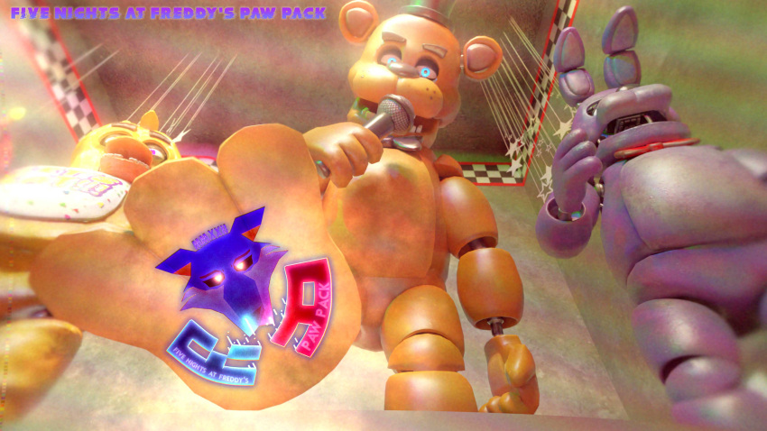absurd_res animated five_nights_at_freddy's foot_fetish hi_res rookieanimator210 scottgames