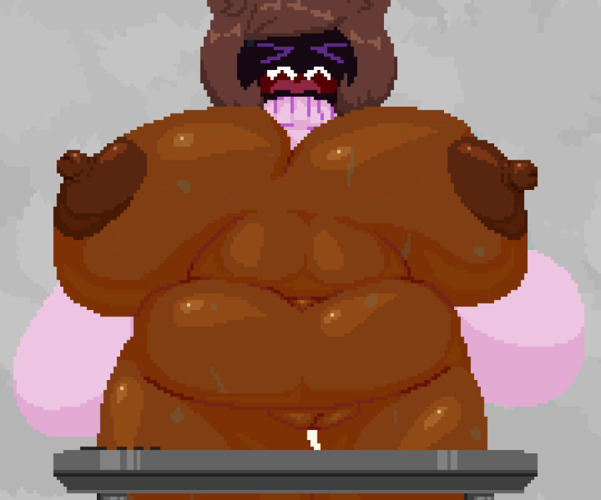 anal anal_penetration animal_humanoid animated anthro anthro_penetrating anthro_penetrating_humanoid areola backsack balls belly belly_inflation big_belly big_breasts big_butt blazblue bodily_fluids bouncing_belly bouncing_breasts breasts brown_areola brown_body brown_hair brown_nipples brown_skin butt cat_humanoid clothing cum cum_from_mouth cum_in_ass cum_in_mouth cum_inflation cum_inside cum_overflow cum_through cum_vomit digital_media_(artwork) duo excessive_cum excessive_genital_fluids exercise eyes_closed fan_character felid felid_humanoid feline feline_humanoid female female_penetrated generation_5_pokemon genital_fluids genitals grey_eyes hair huge_breasts huge_butt humanoid humanoid_on_anthro humanoid_penetrated inflation kaka_(blazblue) larger_female larger_humanoid male male/female male_penetrating male_penetrating_female mammal mammal_humanoid mienfoo minakaka_(spinneborg) nintendo nipples nude open_mouth overweight overweight_female overweight_humanoid paul_(louipal) penetration pixel_(artwork) pixel_animation pokemon pokemon_(species) purple_eyes pussy sex short_playtime size_difference smaller_anthro smaller_male spinneborg sweat sweater sweaty_belly sweaty_breasts thick_thighs topwear treadmill walking wide_hips