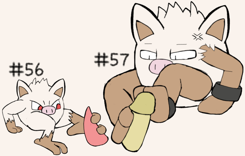 2_toes ambiguous_gender digital_media_(artwork) erection feet feral foot_fetish foot_play footjob fur generation_1_pokemon genitals hi_res male mankey nintendo paws penis pokemon pokemon_(species) primeape secretsableye sex simple_background toes two-footed_footjob