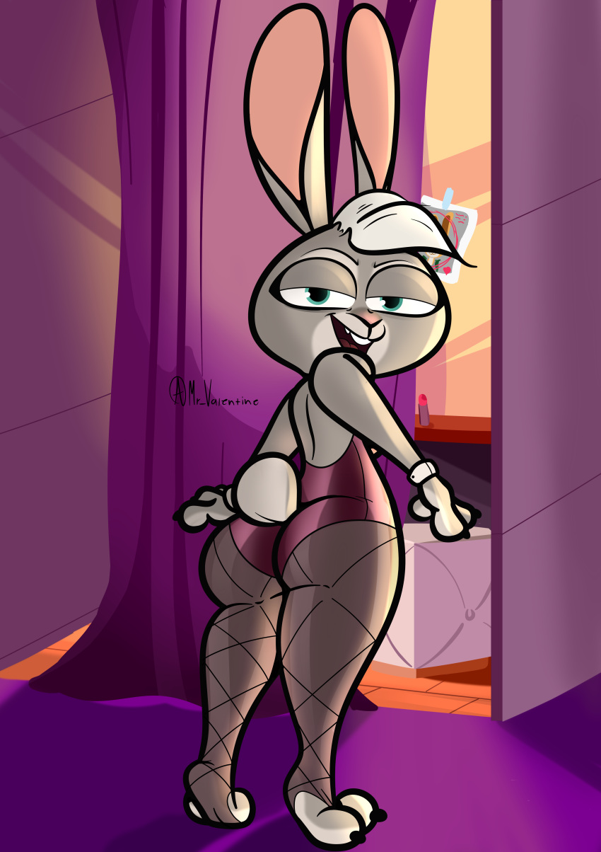 absurd_res big_ears blue_eyes bunny_costume butt chinese_zodiac clothed clothing costume disney fan_character female fur grey_body grey_fur hair half-closed_eyes hi_res jeany_loaf_(mr_valentine00) lagomorph leggings legwear leporid looking_at_viewer mammal model_sheet mr_valentine00 narrowed_eyes open_mouth orignal_character pink_nose rabbit short_stack solo white_hair year_of_the_rabbit zootopia