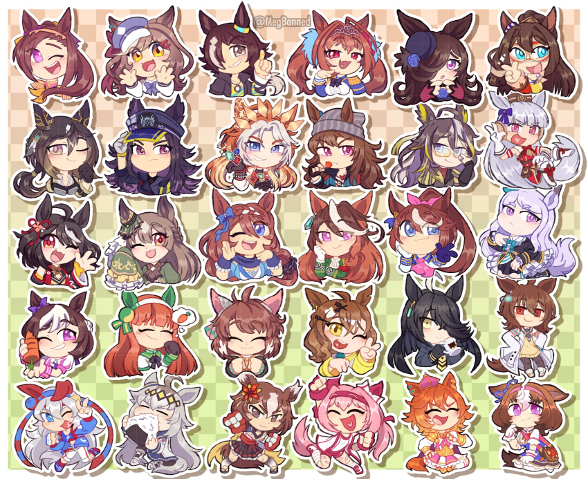 6+girls @_@ absurdres adjusting_clothes adjusting_headwear agnes_tachyon_(tach-nology)_(umamusume) agnes_tachyon_(umamusume) ahoge aiguillette animal_ears aqua_bow aqua_bowtie aqua_socks armband armor ascot asymmetrical_gloves bag bandaid bandaid_on_leg bandeau bare_shoulders beanie between_breasts black_ascot black_bow black_coat black_gem black_gloves black_hair black_jacket black_necktie black_pantyhose black_shirt black_shrug black_skirt blue_bow blue_coat blue_dress blue_eyes blue_flower blue_gloves blue_hairband blue_hat blue_jacket blue_rose blue_sailor_collar blue_scarf blue_sports_bra blue_wrist_cuffs blunt_bangs blush boots bow bowtie braid breasts brooch brown_eyes brown_hair brown_hat buruma buttons candy cape carrot center_frills chanchanko_(clothes) checkered_ribbon cleavage_cutout closed_eyes closed_mouth clothing_cutout coat coffee_mug collared_shirt commentary crown cup daiwa_scarlet_(peak_blue)_(umamusume) daiwa_scarlet_(umamusume) dantsu_flame_(center_spotlight)_(umamusume) dantsu_flame_(umamusume) detached_sleeves dice dice_necklace dice_pendant domino_mask double-breasted double-parted_bangs dream_journey_(reminder_of_dreamland)_(umamusume) dream_journey_(umamusume) dress ear_bow ear_covers ear_ornament ear_ribbon ear_scrunchie ear_tag earrings ears_through_headwear eating el_condor_pasa_(el_numero_1)_(umamusume) el_condor_pasa_(umamusume) english_commentary epaulettes eye_mask eyewear_strap fang fenomeno_(black_flames_of_the_righteous_spirit)_(umamusume) fenomeno_(umamusume) fingerless_gloves flipped_hair flower flower-shaped_pupils flower_in_eye food frilled_coat frilled_jacket frills gem glasses gloves goggles goggles_around_neck gold_boots gold_corset gold_hairband gold_ship_(red_strife)_(umamusume) gold_ship_(umamusume) green_gem green_jacket green_sailor_collar green_sleeves grey_hair grey_hat grey_tail hair_between_eyes hair_intakes hair_ornament hair_over_one_eye hairband hairclip half_up_braid half_up_half_down_braid haru_urara_(bestest_prize)_(umamusume) haru_urara_(umamusume) hat hat_flower headband heart highres hime_cut holding holding_candy holding_carrot holding_cup holding_food holding_lollipop horse_ears horse_girl horse_tail horseshoe_hat_ornament horseshoe_ornament jacket jewelry jungle_pocket_(champion's_battle_cry)_(umamusume) jungle_pocket_(umamusume) kitasan_black_(gilded_shrine_to_glory)_(umamusume) kitasan_black_(umamusume) kouhaku_nawa lab_coat large_breasts lightning_bolt_print lightning_bolt_symbol lollipop long_hair long_hair_between_eyes long_sleeves looking_at_viewer manhattan_cafe_(creeping_shadow)_(umamusume) manhattan_cafe_(umamusume) mask matikanetannhauser_(clippety-tippety-clop)_(umamusume) matikanetannhauser_(umamusume) medal medium_hair megbanned meisho_doto_(turbulent_blue)_(umamusume) meisho_doto_(umamusume) mejiro_mcqueen_(frontline_elegance)_(umamusume) mejiro_mcqueen_(umamusume) mini_crown mismatched_gloves mug multicolored_hair multicolored_hairband multicolored_jacket multiple_girls multiple_rings nakayama_festa_(shichuukyuukatsu)_(umamusume) nakayama_festa_(umamusume) neckerchief necklace necktie newsboy_cap notched_ear oguri_cap_(starlight_beat)_(umamusume) oguri_cap_(umamusume) one_eye_closed onigiri open_clothes open_mouth orange_hair orange_tail orfevre_(control)_(umamusume) orfevre_(umamusume) pants pantyhose parallel_hairclips peaked_cap pillbox_hat pink_ascot pink_buruma pink_cape pink_crown pink_hair pink_hairband pink_headband pinwheel pinwheel_hair_ornament pleated_skirt ponytail puffy_sleeves purple_bow purple_eyes purple_hair purple_ribbon purple_vest red_bow red_buruma red_cape red_coat red_dress red_eyes red_gloves red_headband red_jacket red_neckerchief red_shirt ribbon rice_shower_(rosy_dreams)_(umamusume) rice_shower_(umamusume) ring rope rose sailor_collar sakura_bakushin_o_(blossom_in_learning)_(umamusume) sakura_bakushin_o_(umamusume) satono_diamond_(natural_brilliance)_(umamusume) satono_diamond_(umamusume) scarf shimenawa shirt short_hair short_necktie shoulder_armor shoulder_bag shrug_(clothing) side_cape silence_suzuka_(innocent_silence)_(umamusume) silence_suzuka_(umamusume) single_ear_cover single_earring single_epaulette single_hair_streak skirt sleeveless sleeveless_dress sleeveless_jacket sleeves_past_fingers sleeves_past_wrists smile socks special_week_(special_dreamer)_(umamusume) special_week_(umamusume) speech_bubble sports_bra star_brooch stay_gold_(sunlit_outsider)_(umamusume) stay_gold_(umamusume) stopwatch stopwatch_around_neck strap_between_breasts streaked_hair striped_armband striped_clothes striped_hairband striped_headwear striped_socks super_creek_(murmuring_stream)_(umamusume) super_creek_(umamusume) sweater symbol-shaped_pupils symbol_in_eye symboli_rudolf_(emperor's_path)_(umamusume) symboli_rudolf_(umamusume) t.m._opera_o_(o_sole_suo!)_(umamusume) t.m._opera_o_(umamusume) tail tamamo_cross_(fast_as_lightning)_(umamusume) tamamo_cross_(umamusume) teeth thighhighs thought_bubble tiara tilted_headwear tokai_teio_(peak_joy)_(umamusume) tokai_teio_(umamusume) twintails two-tone_hair two-tone_hairband two-tone_jacket two-tone_skirt umamusume upper_teeth_only v vertical-striped_clothes vertical-striped_headwear very_long_hair vest vodka_(umamusume) vodka_(wild_top_gear)_(umamusume) w white_ascot white_boots white_coat white_gloves white_hair white_jacket white_pants white_pantyhose white_shirt white_streaks white_thighhighs wrist_belt wrist_cuffs wristband yaeno_muteki_(blazed_head_covered_fists)_(umamusume) yaeno_muteki_(umamusume) yellow_bandeau yellow_coat yellow_eyes yellow_jacket yellow_neckerchief yellow_necktie yellow_shirt yellow_sweater zig-zag_part