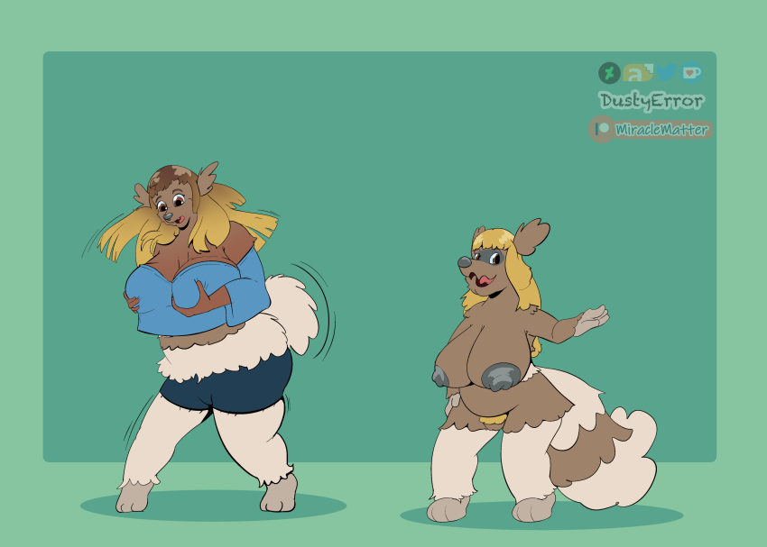 breasts dustyerror generation_3_pokemon hi_res invalid_tag mammal nintendo pokemon pokemon_(species) porcupine procyonid raccoon rodent short_stack thick_thighs trans_(lore) transformation wide_hips zigzagoon