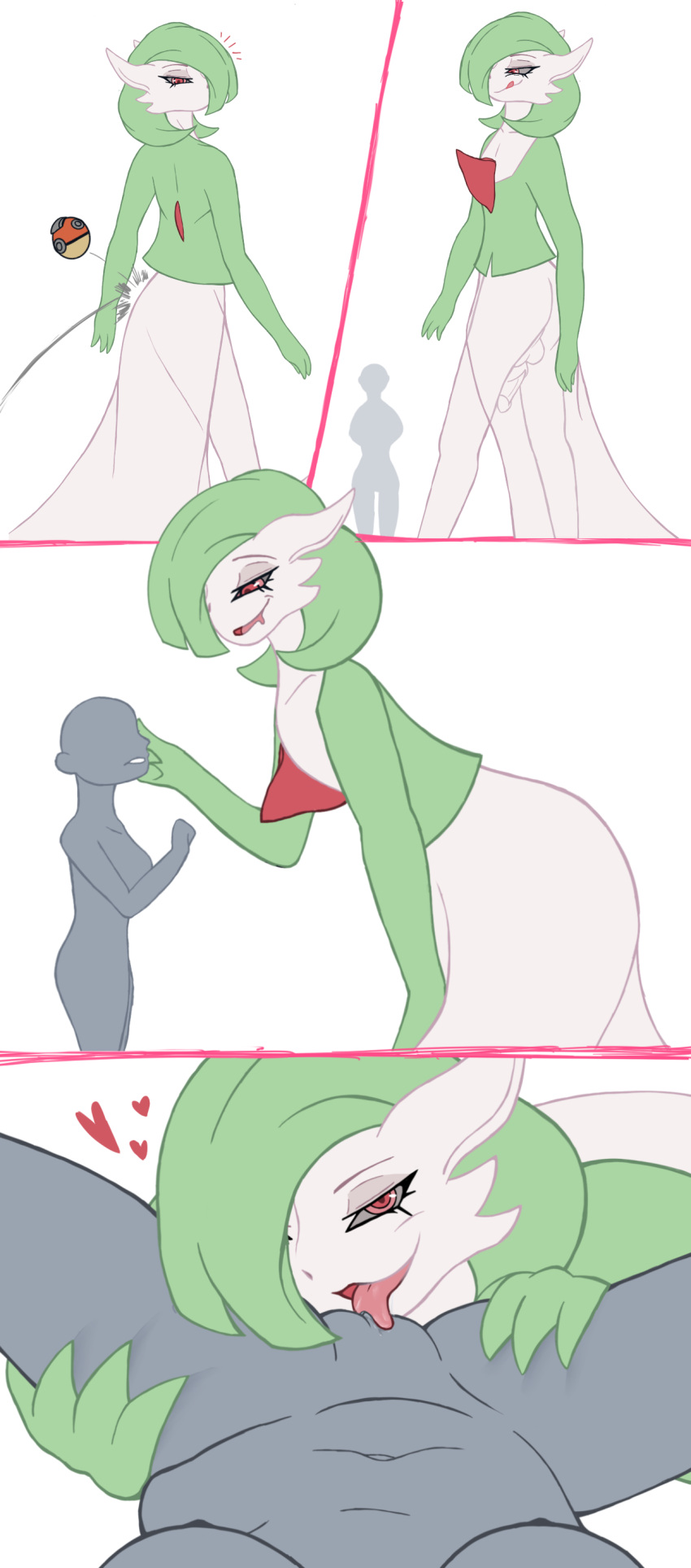 absurd_res balls bodily_fluids breasts butt cunnilingus dominant dominant_humanoid dominant_male duo faceless_character faceless_female female female_pov first_person_view gardevoir generation_3_pokemon genitals hand_on_chin hand_on_leg hand_on_thigh hi_res human humanoid interspecies leg_grab looking_at_viewer male male/female mammal multiple_images nightrose_desires nintendo not_furry nude oral penis pokeball pokemon pokemon_(species) pokephilia pussy red_eyes saliva saliva_on_tongue sex silhouetted_genitals size_difference smug smug_face spread_legs spreading submissive submissive_female submissive_human thigh_grab vaginal white_body white_penis