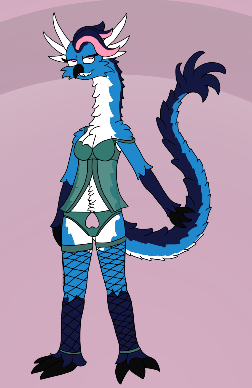 absurd_res clothing dragon hi_res lingerie rh sea_serpent