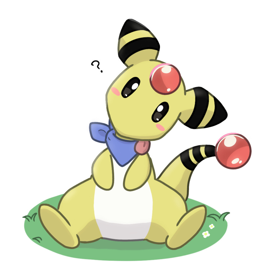 2023 ambiguous_gender ampharos anthro ascot ascot_only barefoot black_body black_ears black_eyes black_skin black_tail blush dinotello featureless_crotch feet flower generation_2_pokemon glistening glistening_eyes glistening_head glistening_tail grass hand_on_stomach hands_on_stomach head_tilt hi_res long_tail looking_at_viewer multicolored_body multicolored_ears multicolored_skin multicolored_tail nintendo nude o_o on_ground orb pink_tongue plant pokemon pokemon_(species) portrait pose question_mark red_tail round_eyes round_head shadow simple_background sitting solo spread_legs spreading tail tongue tongue_out toony white_background white_body white_skin wide_eyed yellow_body yellow_ears yellow_nose yellow_skin yellow_tail