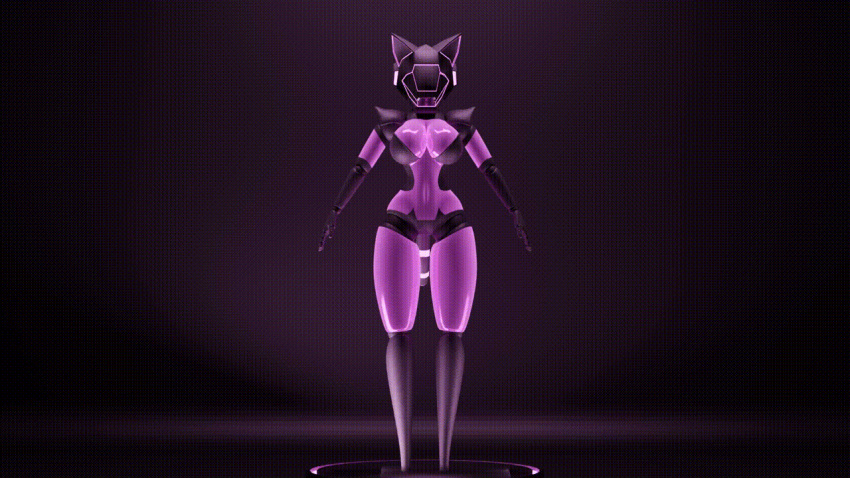 16:9 3d_(artwork) 3d_animation animated anthro armor big_breasts big_butt breasts butt cyberdoll_v1_(horni4robo) digital_media_(artwork) felid feline female glowing glowing_body headgear helmet horni4robo humanoid machine mammal pink_body robot robot_humanoid robot_joints short_playtime solo thick_thighs turnaround turntable_(animation) wide_hips widescreen