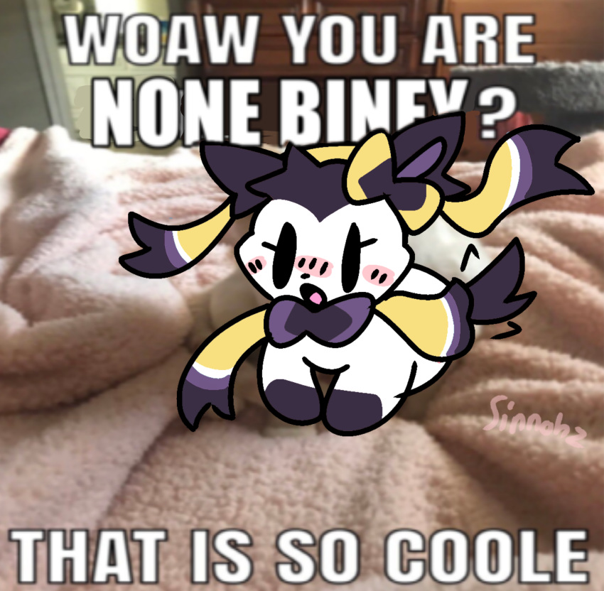 1:1 :o alternate_color ambiguous_gender andromorph blush bow_ribbon chibi draw_over edit eeveelution feral generation_6_pokemon hi_res humor icon intersex meme misspelling nintendo nonbinary_(lore) open_mouth paws photo_background pokemon pokemon_(species) recolor ribbons signature simple_eyes sinnohz sketch solo surprised_expression sylveon tail tail_motion top_text_bottom_text_meme watermark