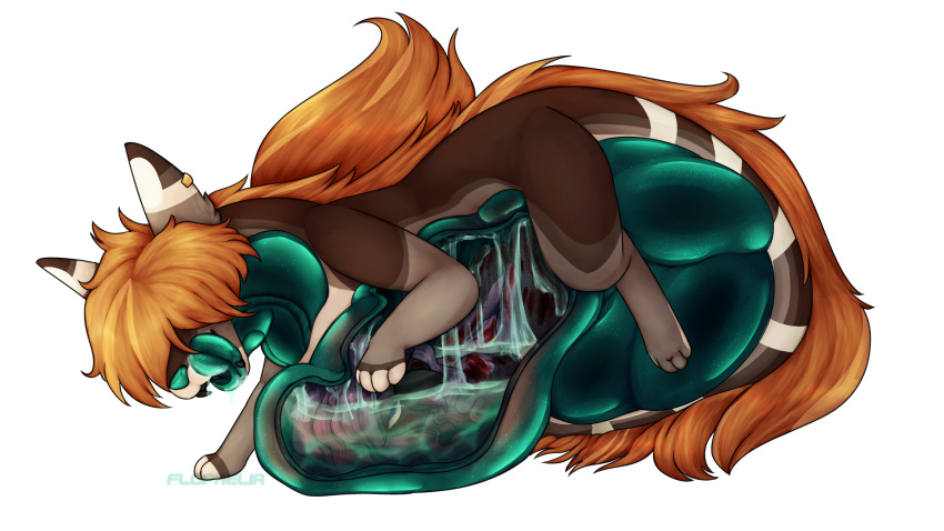 acid anthro anthro_prey belly bodily_fluids canid canine canis digestion domestic_dog drooling fatal feral feral_pred hard_vore hi_res internal invalid_tag mammal organs saliva slime stomach throat tongue vore