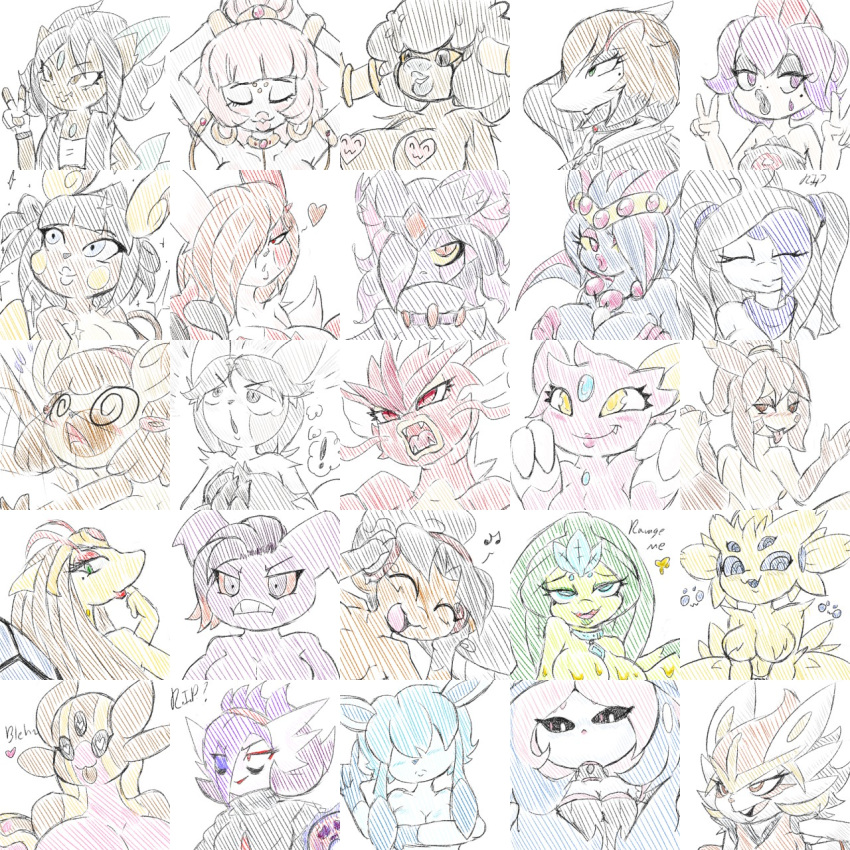 &lt;3 &lt;3_censor 1:1 2022 absolutely_everyone adelinde_(cyanzangoose) alternate_color anthro arezou_(cyanzangoose) ashei_(cyanzangoose) beechum_(cyanzangoose) big_breasts blush bouffalant breasts brillia_(cyanzangoose) bust_portrait cassandra_(cyanzangoose) censored cheek_tuft chel_(cyanzangoose) cinderace clothed clothing collar colored colored_sketch cyanzangoose d'aja_(cyanzangoose) denise_(cyanzangoose) desuboom_(cyanzangoose) digital_media_(artwork) ditzy_(cyanzangoose) eairell_(cyanzangoose) ear_tuft ears_up eeveelution facial_tuft female feres_(cyanzangoose) fingers fur furret gardevoir gastrodon generation_1_pokemon generation_2_pokemon generation_3_pokemon generation_4_pokemon generation_5_pokemon generation_8_pokemon gengar glaceon group gyarados hair hatterene headgear hi_res jackle_(cyanzangoose) joltik large_group looking_at_viewer lumin_(cyanzangoose) male mawile medicham milotic minemay_(cyanzangoose) misdreavus mismagius nagia_(cyanzangoose) nintendo nude open_mouth phalala_(cyanzangoose) pokemon pokemon_(species) pokemorph portrait raichu rhuana_(cyanzangoose) roylatia_(cyanzangoose) scrafty simple_background sketch slurmp_(cyanzangoose) smile sneasel spinda tami_(cyanzangoose) todoriki_(cyanzangoose) torles_(cyanzangoose) tuft vivinitea_(cyanzangoose) white_background white_body white_fur zangoose