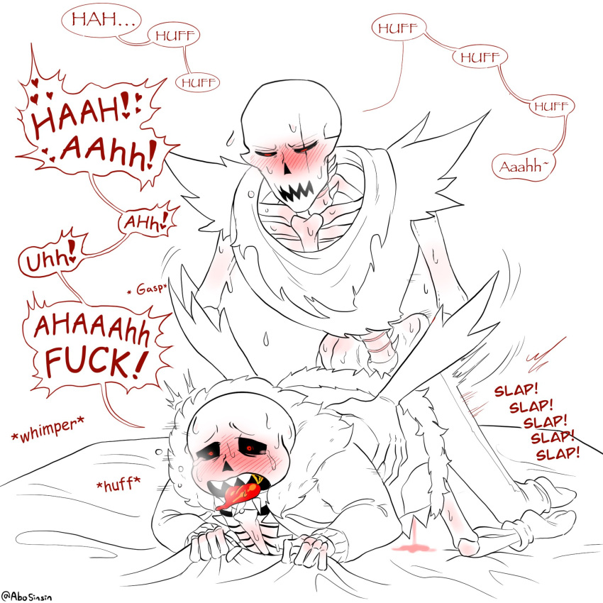 &lt;3 2021 abosinsin animated_skeleton blush bone bottomwear brother brothers clothing duo english_text footwear gloves handwear hi_res hoodie humanoid incest_(lore) male male/male male_penetrated male_penetrating male_penetrating_male onomatopoeia pants papyrus_(underfell) papyrus_(undertale) penetration sans_(underfell) sans_(undertale) sex sibling skeleton socks sound_effects text tongue topwear undead undertale undertale_(series)