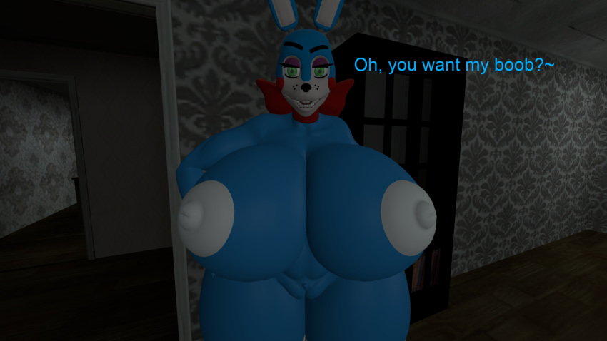 big_breasts big_butt breasts butt five_nights_at_freddy's five_nights_at_freddy's_2 hi_res huge_breasts huge_butt huge_thighs mileten scottgames thick_thighs toy_bonnie_(fnaf)