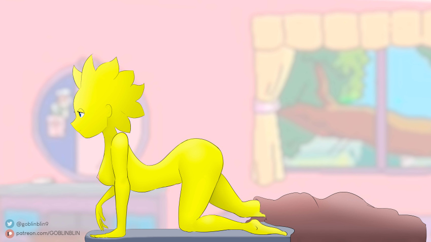 absurdres animestyle ass breasts highres lisa_simpson non-web_source the_simpsons