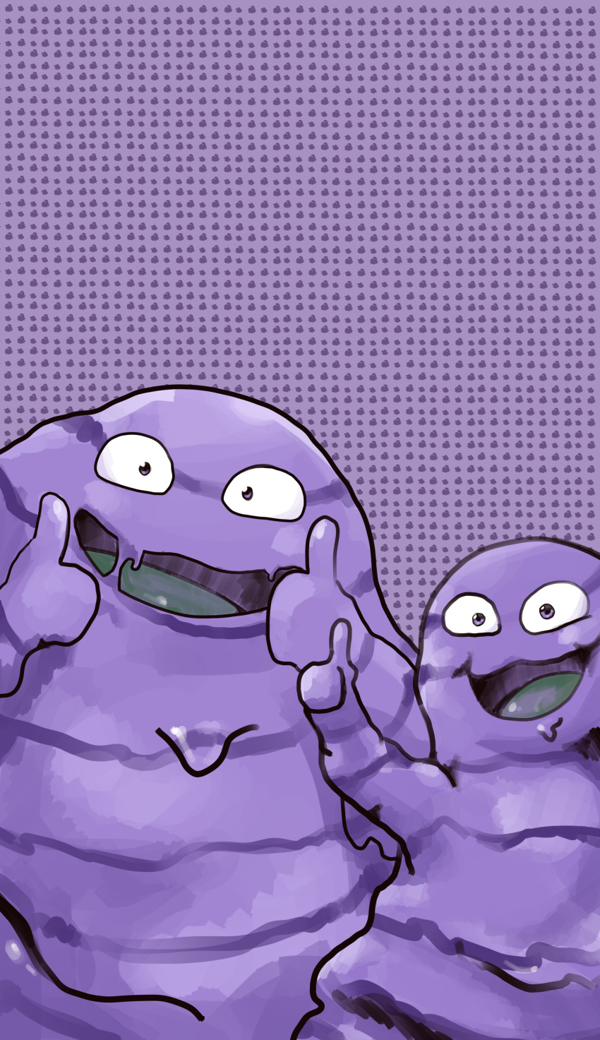 absurd_res feral generation_1_pokemon grimer hi_res male muk nintendo pokemon pokemon_(species) simple_background tomotomo15