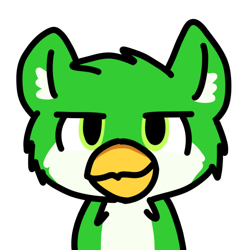 avian boy_kisser_(meme) fur green_body green_fur gryphon hi_res meme mythological_avian mythology pinballswizard shitpost