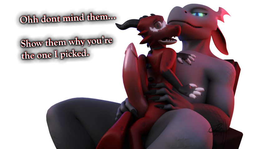 16:9 3d_(artwork) alpha_channel ambiguous_gender anthro being_watched big_dom_small_sub big_penis black_body black_scales bremen brevman butt butt_grab chair claws command command_to_relax dialogue digital_media_(artwork) dominant dragon duo english_text erection exhibitionism furniture genitals hand_on_butt hand_on_chest hi_res horn kobold larger_male looking_at_another looking_at_viewer looking_back male muscular muscular_male nude open_mouth penis playful presenting red_body red_scales reptile scales scalie sex simple_background size_difference smile spread_butt spreading submissive surprised_expression teasing text tongue transparent_background widescreen worried worried_look