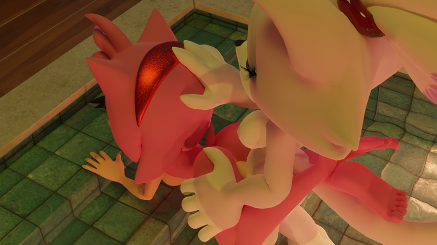 3d_(artwork) amy_rose bedroom blazamy blaze_the_cat blender_(software) breasts digital_media_(artwork) domestic_cat eulipotyphlan eye_roll eyes_closed felid feline felis female futa/female hand_on_head hand_on_hip hedgehog hi_res intersex intersex/female invalid_tag looking_pleasured mammal penetration pool pool_sex rotalice2 sega sonic_adult sonic_the_hedgehog_(series)