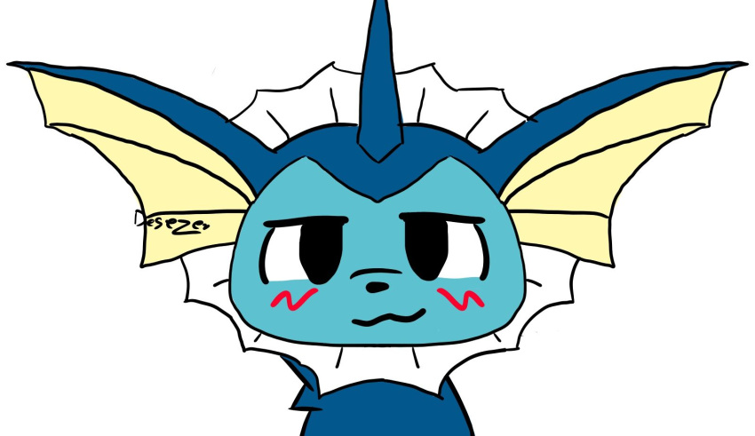 boy_kisser_(meme) desezer eeveelution female feral generation_1_pokemon hi_res humor meme nintendo pokemon pokemon_(species) silly silly_face simple_background vaporeon vaporeon_copypasta white_background