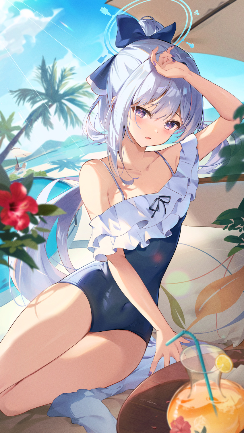 1girl absurdres blue_archive highres kokonex summer