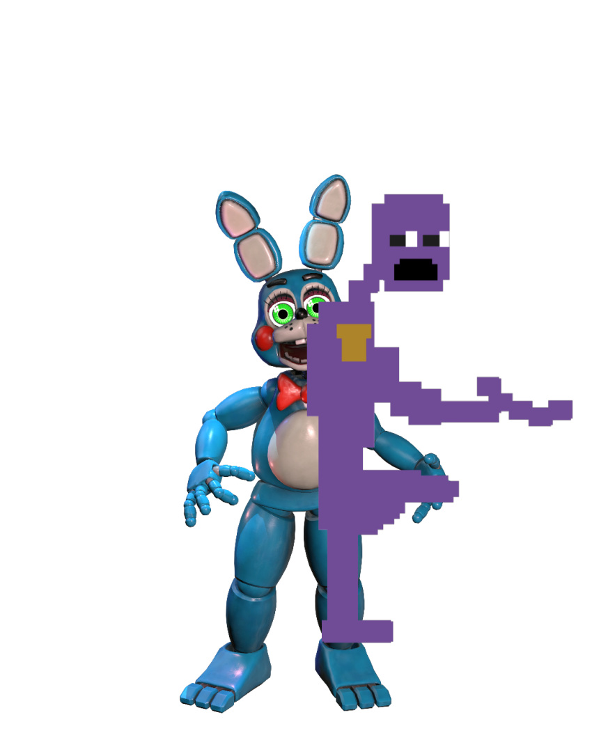 animatronic anonymous_artist badge blue_paint bow_tie digital_media_(artwork) duo five_nights_at_freddy's five_nights_at_freddy's_2 green_eyes handjob hi_res human humanoid lagomorph leporid machine male male/male male_focus mammal penile pixel_(artwork) purple_body purple_guy_(fnaf) purple_skin questionable_consent rabbit red_cheeks robot scottgames sex toy_bonnie_(fnaf)