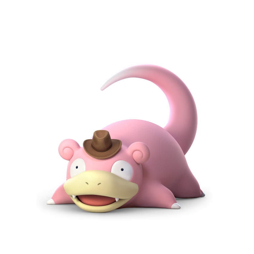 2023 absurd_res alpha_channel ambiguous_gender barefoot black_eyes claws clothing cowboy_hat cowboy_hat_only detective_pikachu_(video_game) detective_pikachu_returns fangs feet feral generation_1_pokemon happy hat hat_only headgear headgear_only headwear headwear_only hi_res long_tail looking_away lying mostly_nude multicolored_body multicolored_skin nintendo nude nude_ambiguous o_o official_art on_front on_ground open_mouth pink_body pink_ears pink_skin pink_tail pink_tongue pokemon pokemon_(species) pupils round_ears shadow sharp_teeth simple_background slowpoke small_pupils smile solo tail teeth toe_claws tongue toony transparent_background unknown_artist wide_eyed yellow_body yellow_nose yellow_skin