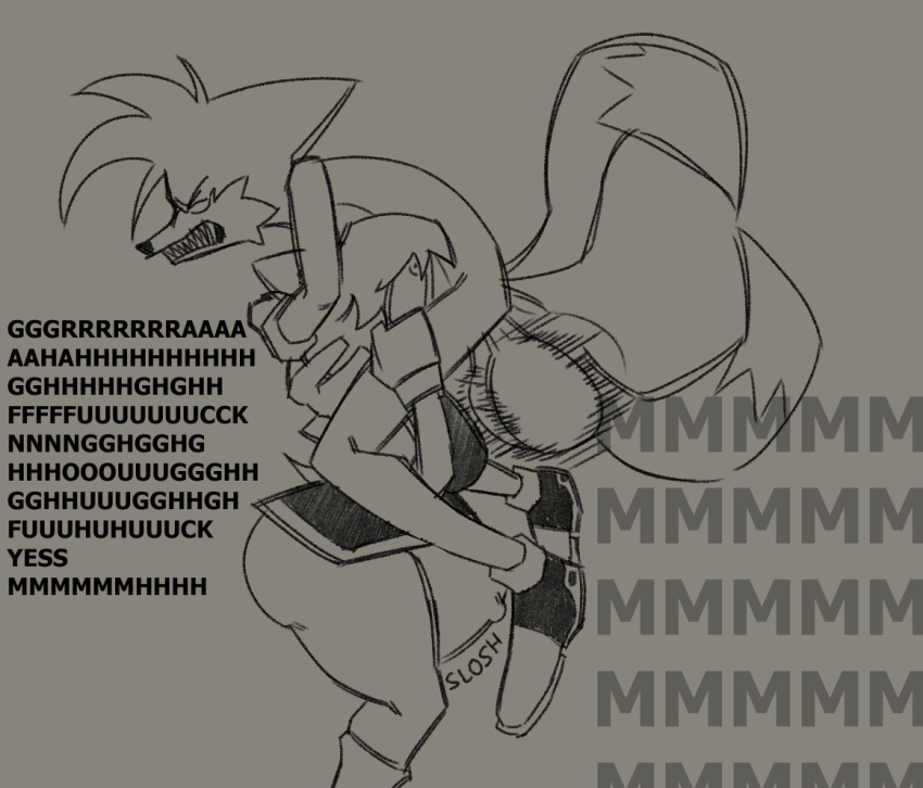 2_tails amy_rose anthro balls big_butt bodily_fluids butt canid canine cum cum_in_mouth cum_inflation cum_inside english_text eulipotyphlan face_fucking female female_penetrated forced fox garbageboxxxed genital_fluids genitals growling hedgehog inflation irrumatio male male/female male_penetrating male_penetrating_female mammal miles_prower monochrome multi_tail oral oral_rape penetration penile profanity rape sega sex sonic_the_hedgehog_(series) tail text thick_thighs