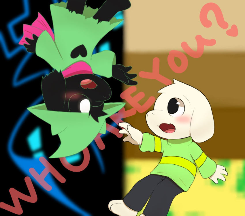 2023 age_difference anthro asriel_dreemurr boss_monster bovid caprine deltarune digital_drawing_(artwork) digital_media_(artwork) digital_painting_(artwork) duo fur goat goth male mammal ralsei roshu39 undertale undertale_(series) young younger_male