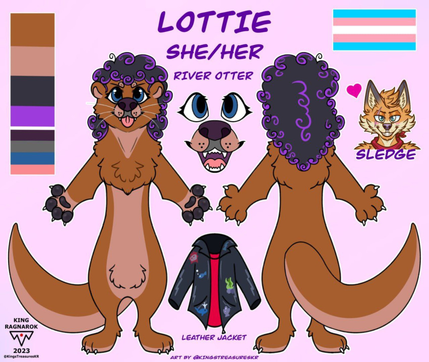 2d anthro artforsale brown commissionsopen digital_media_(artwork) eyestrain female furry furryart furryfandom invalid_tag kingstreasures mammal marine mustelid otter trans