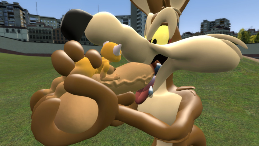 16:9 2023 3d_(artwork) abobazalupovich aggretsuko ailurid anthro balls big_balls big_penis bodily_fluids breasts canid canine canis coyote digital_media_(artwork) dripping duo feet garry's_mod genitals gm_construct grass gynomorph gynomorph/male hi_res holding_balls holding_partner holding_penis huge_balls huge_penis humanoid_feet hyper hyper_balls hyper_genitalia hyper_penis intersex intersex/male licking looking_at_another looking_at_partner looney_tunes male mammal open_mouth oral outside penile penis penis_lick plant plantigrade red_panda retsuko saliva saliva_drip saliva_on_penis saliva_on_tongue sanrio sex size_difference standing sucking sucking_penis tongue tongue_out vein veiny_penis warner_brothers widescreen wile_e._coyote