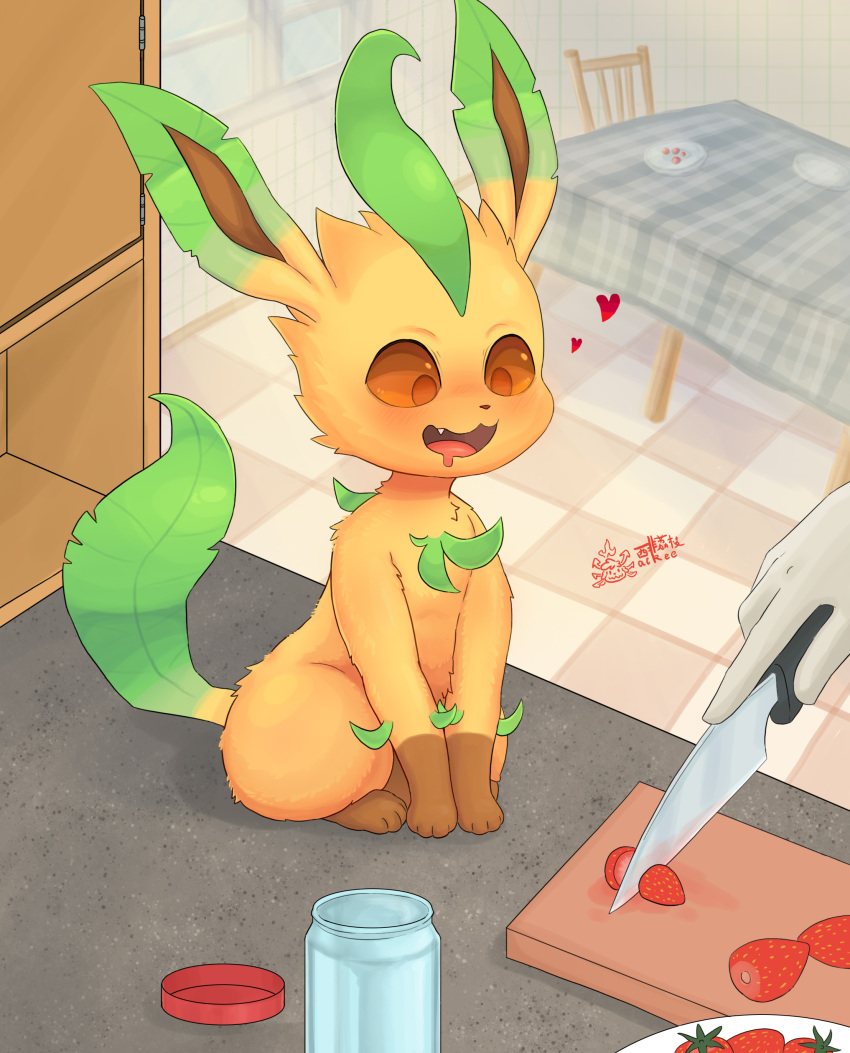 absurd_res ackee eeveelution feral generation_4_pokemon hi_res leafeon nintendo pokemon pokemon_(species)