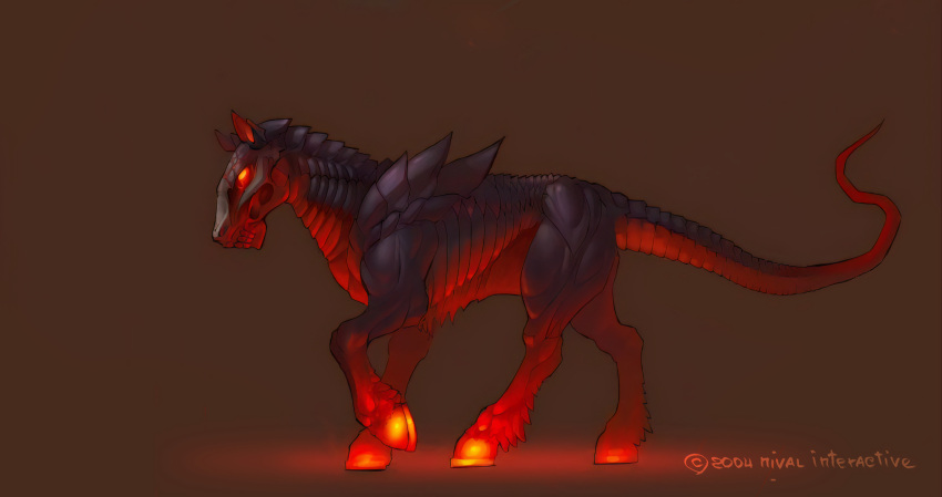 2004 absurd_res ambiguous_gender concept_art demon demonic digital_drawing_(artwork) digital_media_(artwork) equid equine feral full-length_portrait fur glowing glowing_body glowing_eyes glowing_hooves grey_body grey_scales grey_skin grey_tail hair hairy_legs hell_charger heroes_of_might_and_magic heroes_of_might_and_magic_5 hi_res hooves horse long_tail mammal might_and_magic monotone_body monotone_fur monotone_hair multicolored_body multicolored_scales multicolored_skin nival_interactive nude official_art orange_eyes orange_hooves portrait pose quadruped red_background red_body red_fur red_hair red_scales red_tail scales side_view simple_background solo standing tail teeth teeth_showing two_tone_body two_tone_scales two_tone_skin ubisoft unguligrade