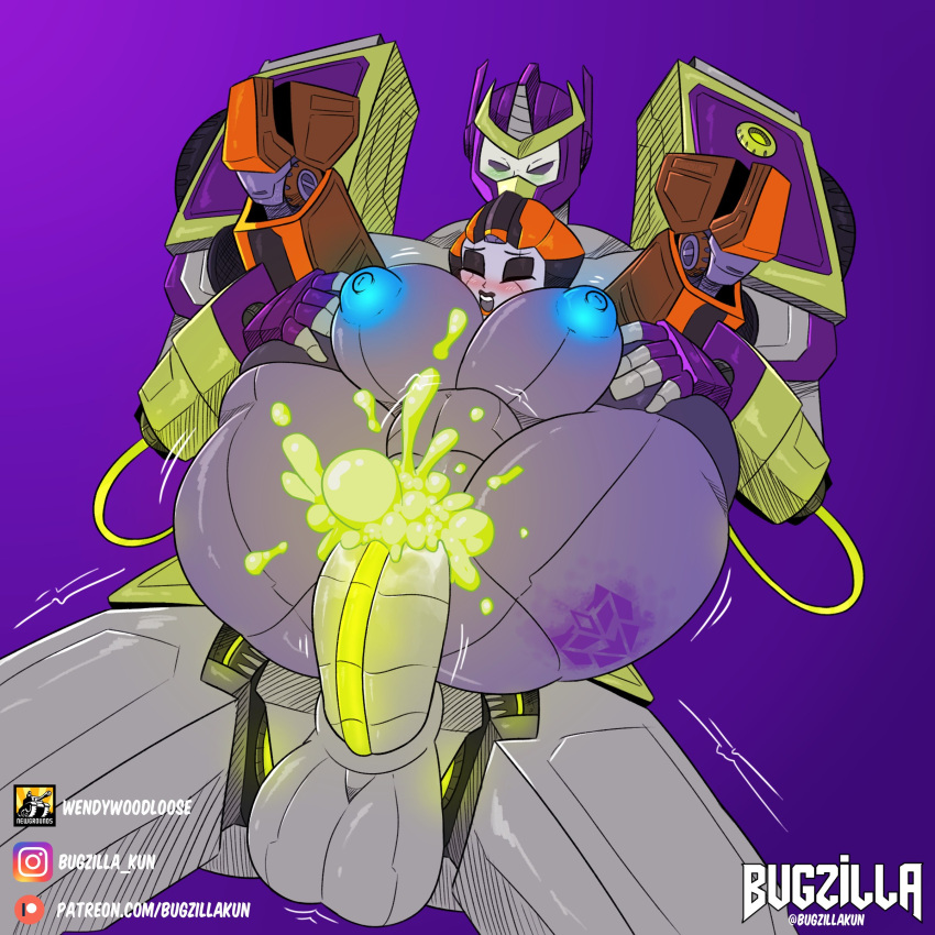 2023 4_fingers absurd_res armor artist_name balls big_breasts big_penis black_body blue_nipples blush bodily_fluids breasts bugzilla cum cum_in_pussy cum_inside cybertronian dominant dominant_male duo excessive_cum excessive_genital_fluids eyes_closed face_plate female fingers folded full_nelson genital_fluids genitals glowing glowing_body glowing_cum glowing_genitalia glowing_penis green_body grey_body hasbro headgear helmet hi_res humanoid insignia katerina_(maxdamage_rulz) larger_male legs_up lipstick looking_pleasured machine makeup male male/female markings motion_lines nipples open_mouth orange_body orgasm penis purple_body restrained robot robot_humanoid signature simple_background size_difference smaller_female submissive submissive_female takara_tomy teeth thick_thighs toxitron transformers unusual_bodily_fluids unusual_cum unusual_genital_fluids wire