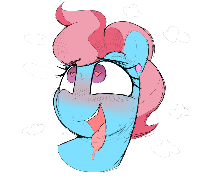 &lt;3 &lt;3_eyes 2022 absurd_res ahegao blush ear_piercing equid equine eyelashes female feral friendship_is_magic hair hasbro hi_res horse looking_pleasured mammal mature_female mrs._cake_(mlp) my_little_pony open_mouth open_smile piercing pony simple_background smile solo story_at_source tongue tongue_out welost