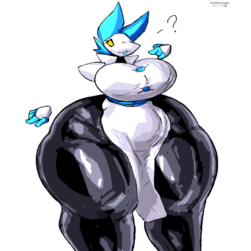 2023 4_fingers anthro big_breasts biped breasts clothed clothing darkner deltarune digital_media_(artwork) felid feline female fingers hi_res huge_breasts huge_thighs hyper hyper_hips hyper_thighs machine mammal robot rohan_furries simple_background solo tasque_manager thick_thighs undertale_(series) wide_hips