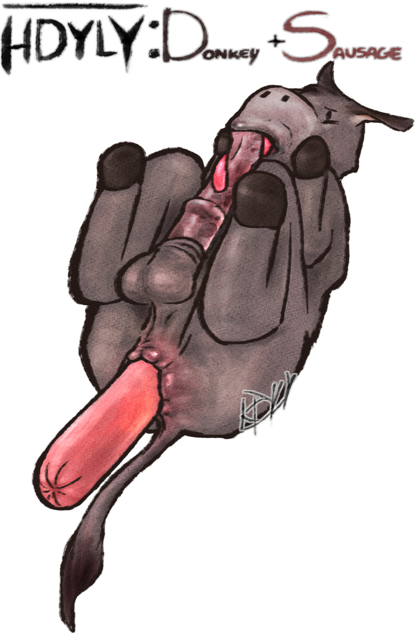 absurd_res alpha_channel anal anal_masturbation anal_penetration animal_genitalia animal_penis anus asinus autofellatio autofellatio_while_penetrated balls big_anus big_penis butt digital_drawing_(artwork) digital_media_(artwork) donkey equid equine equine_genitalia equine_penis feral flared_penis food food_fetish food_in_ass food_insertion food_play genitals hdyly hi_res hooves improvised_sex_toy large_penetration laying_on_ground licking lying male mammal masturbation meat on_back oral oral_masturbation penetration penile penile_masturbation penis penis_lick puffy_anus pushing_out realistic_anatomy rear_view sausage self_lick sex snout solo solo_focus spots spotted_genitalia spotted_penis sucking sucking_penis sucking_tip tail tongue tongue_out unsheathed