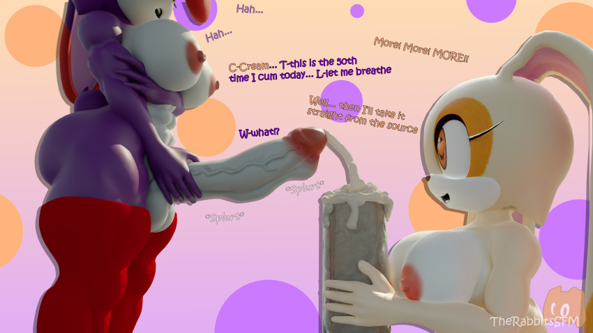 &lt;3 &lt;3_eyes 16:9 3d_(artwork) 4k absurd_res anthro balls big_breasts big_butt big_penis blender_(software) blender_cycles bodily_fluids breasts butt clothed clothing container cream_the_rabbit cum cum_in_a_cup cumshot cup darcy_the_rabbit_(therabbitsnsfw) demon_rabbit digital_media_(artwork) drinking_glass duo ejaculation english_text erection excessive_cum excessive_genital_fluids fan_character female footwear fur genital_fluids genitals glass glass_container glass_cup gynomorph hi_res huge_thighs humanoid_genitalia humanoid_penis intersex lagomorph legwear leporid mammal masturbation muscular muscular_female muscular_thighs nipples nude open_mouth orgasm penile penile_masturbation penis purple_body purple_fur rabbit red_body red_clothing red_footwear red_fur red_legwear red_socks sega simple_background smile socks sonic_the_hedgehog_(series) text therabbitsnsfw thick_thighs thigh_highs white_body white_fur widescreen