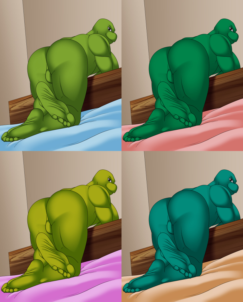 5_toes absurd_res anthro balls bed butt collage cyborg-steve donatello_(tmnt) feet furniture genitals group hi_res humanoid humanoid_feet leonardo_(tmnt) male michelangelo_(tmnt) muscular muscular_male nude plantigrade raphael_(tmnt) reptile scalie soles teenage_mutant_ninja_turtles teenage_mutant_ninja_turtles_(2003) teenager toes turtle young