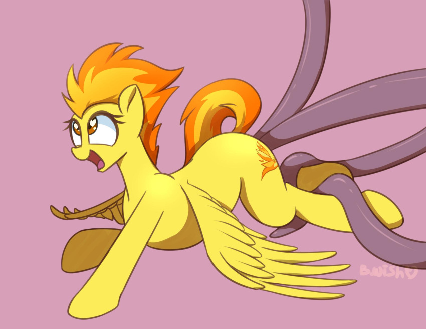 &lt;3 &lt;3_eyes 2019 ambiguous_penetration brown_eyes bumpywish cutie_mark digital_media_(artwork) equid equine eyelashes feathered_wings feathers female feral friendship_is_magic hair hasbro hi_res looking_up mammal my_little_pony open_mouth open_smile orange_hair orange_tail pegasus penetration pink_background sex simple_background smile spitfire_(mlp) spread_wings tail tentacle_penetration tentacle_sex tentacles wings wonderbolts_(mlp) yellow_body yellow_feathers