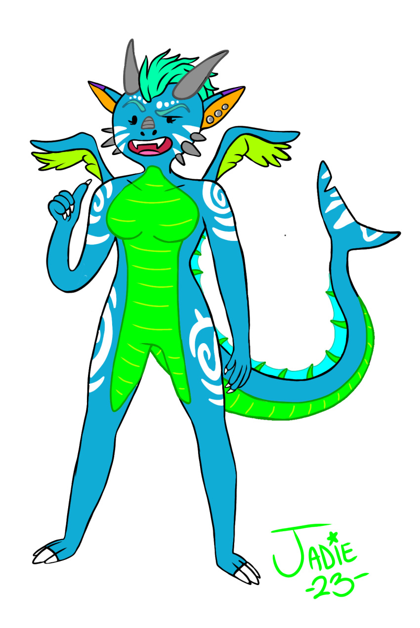 adventure_time bombastic cartoon_network dragon female hi_res jackalbaby opal solo