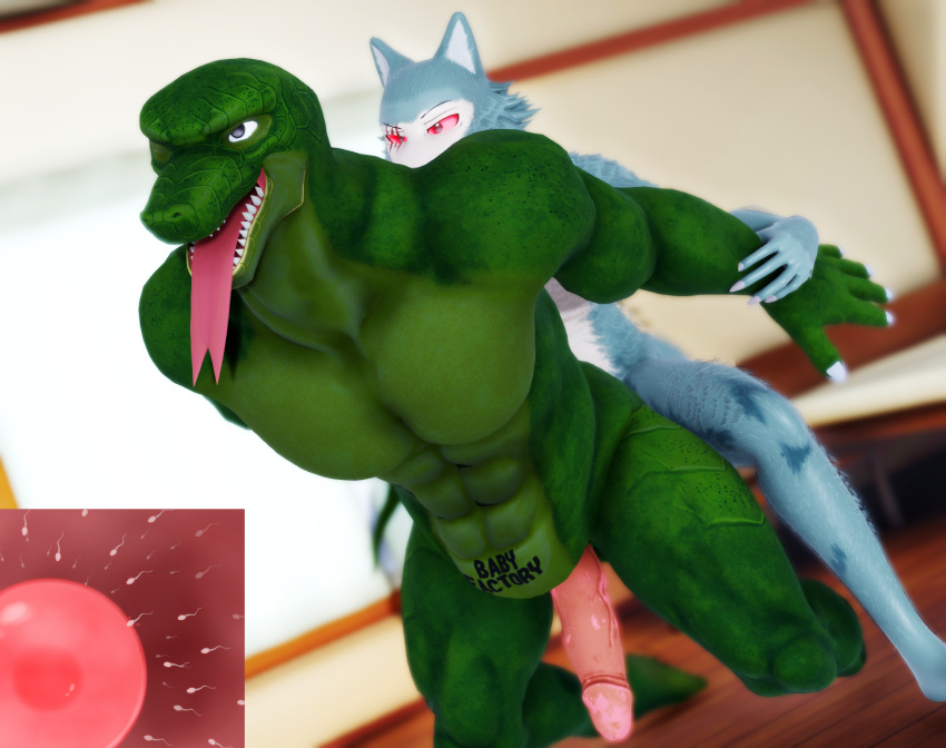 2023 3d_(artwork) abs anal anal_penetration anal_pregnancy anthro anthro_on_anthro anthro_penetrated anthro_penetrating anthro_penetrating_anthro beastars biceps bodily_fluids canid canine canis cum cum_in_ass cum_inside digital_media_(artwork) duo english_text erection eye_scar eyebrows facial_scar foreskin fur genital_fluids genitals glans gosha_(beastars) grandchild_(lore) grandfather_(lore) grandfather_and_grandchild_(lore) grandfather_and_grandson_(lore) grandparent_(lore) grandparent_and_grandchild_(lore) grandson_(lore) grandson_penetrating_grandfather green_body green_scales grey_body grey_fur hi_res humanoid_genitalia humanoid_penis impregnation inbreeding internal interspecies komodo_dragon legoshi_(beastars) lizard male male/male male_impregnation male_penetrated male_penetrating male_penetrating_male malicekira mammal monitor_lizard muscular muscular_anthro muscular_male muscular_thighs ovum pecs penetration penile penile_penetration penis penis_in_ass pregnant quads reptile retracted_foreskin scales scalie scar sex sperm_cell teeth text tongue tongue_out vein veiny_penis wolf